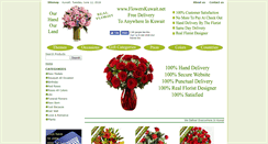 Desktop Screenshot of flowerskuwait.net